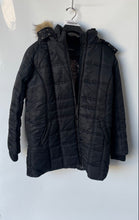 Load image into Gallery viewer, Steve Madden Womens Black Long Sleeve Hooded Winter Puffer Jacket Size XL