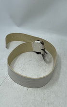 Load image into Gallery viewer, Unbranded Womens White Beige Leather Adjustable Formal Dress Belt One Size