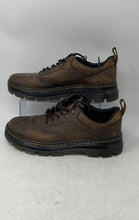 Load image into Gallery viewer, Dr. Martens Unisex Reeder Brown Leather Utility Oxford Shoes Size M 10 W 11