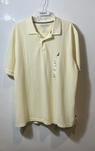 Load image into Gallery viewer, Nautica Mens Cream Short Sleeve Classic Fit Performance Deck Polo Shirt Size 2XL