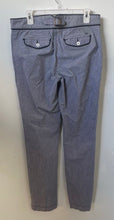 Load image into Gallery viewer, Tommy Hilfiger Womens Blue White Striped Regular Fit Trouser Pants Size 10