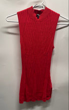 Load image into Gallery viewer, Express Womens Red Knitted Sleeveless Mock Neck Regular Fit Tank Top Size S