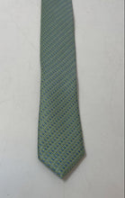 Load image into Gallery viewer, Michael Kors Mens Green Blue Printed Adjustable Formal Designer Tie