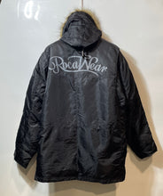 Load image into Gallery viewer, Rocawear Mens Black Long Sleeve Hooded Parka Jacket Coat Size XL