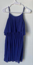 Load image into Gallery viewer, Forever 21 Womens Purple Sleeveless Pleated Layered Fit & Flare Dress Size S