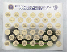 Load image into Gallery viewer, The Complete Golden Presidential Coin Dollar Collection Display Box Only