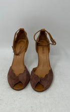 Load image into Gallery viewer, Emma Go Womens Brown Peep Toe Adjustable Buckle Pump Heels Size EUR 38
