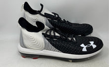 Load image into Gallery viewer, Under Armour Mens Harper 4 Low ST 3022059-101 Black White Baseball Cleats Sz 16