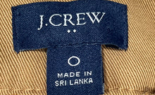 Load image into Gallery viewer, J. Crew Womens Brown Straight Leg Pockets Trousers Pants Size 0