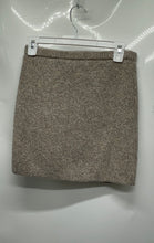 Load image into Gallery viewer, Zara Womens Gray Elastic Waist Stretch Pull-On Mini Skirt Size Small