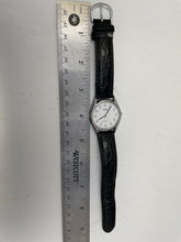 Load image into Gallery viewer, Casio Women's Silver-Tone Watch White Dial Black Leather (NCL)