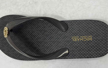 Load image into Gallery viewer, Michael Kors Womens Mini Jet Set Dark Brown Slip-On Flip Flop Sandals Size 6M