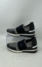Load image into Gallery viewer, Michael Kors Womens Felix Black Silver Lurex Glitter Sneakers Shoes Size 6.5M