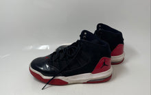 Load image into Gallery viewer, Nike Boys Air Jordan Max Aura Black And Red Lace-Up Sneakers Shoes Size 6Y