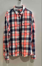 Load image into Gallery viewer, Armani Exchange Mens Multicolor Plaid Double Pockets Button-Up Shirt Size XL