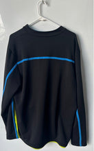 Load image into Gallery viewer, Asics Mens Black Long Sleeve Full-Zip Activewear Track Jacket Size Large