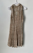 Load image into Gallery viewer, Calvin Klein Womens Multicolor Animal Print Pleated Midi Shirt Dress Size 10