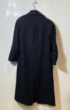 Load image into Gallery viewer, Leslie Fay Womens Black Long Sleeve Shawl Collar Trench Coat Size 10