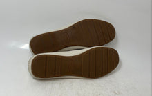 Load image into Gallery viewer, Coach Womens White Pebbled Leather Moc Toe Slip-On Loafer Flats Size 8.5