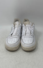Load image into Gallery viewer, Nike Mens Air Force 1 07 CW2288-111 White Leather Sneaker Shoes Sz 7.5 No Laces