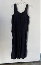 Load image into Gallery viewer, Halston Womens Black Square Neck Sleeveless Back-Zip One-Piece Jumpsuit Size 8