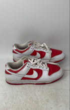 Load image into Gallery viewer, Nike Mens Dunk Low DD1391-600 Red White Leather Lace-Up Sneakers Shoes Size 7.5