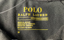 Load image into Gallery viewer, Polo Ralph Lauren Mens Black Short Sleeve Collared Golf Polo Shirt Size M