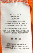 Load image into Gallery viewer, NFL Team Apparel Toddler Boys Orange Miami Dolphins Pullover T-Shirt Size 4T