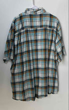 Load image into Gallery viewer, St. John's Bay Mens Multicolor Plaid Print Classic Fit Button-Up Shirt Size 3XLT
