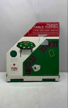 Load image into Gallery viewer, Fun Company Green Octagon 2-Sided Game Poker Table Topper With Case In Box