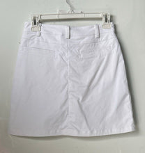Load image into Gallery viewer, Brendratti Womens White Avia Flat Front Pockets Golf Mini Skort Size 42