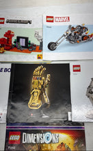 Load image into Gallery viewer, Lot Of 8 Pcs Assorted Lego Multicolor Mixed Various Instruction Manuals