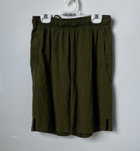 Load image into Gallery viewer, Nike Mens Green Slash Pockets Drawstring Waist Pull-On Athletic Shorts Size S