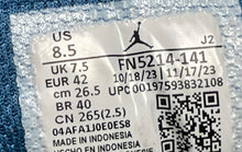 Load image into Gallery viewer, Nike Mens Air Jordan 1 Low SE FN5214-141 White Blue Sneaker Shoes Size 8.5