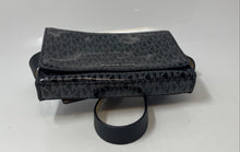 Load image into Gallery viewer, Michael Kors Womens Black Gray Signature Print Adjustable Strap Belt Bag Sz L/XL