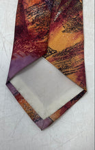 Load image into Gallery viewer, Italian Mens Multicolor Abstract Design Silk Adjustable Designer Tie
