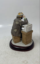 Load image into Gallery viewer, Flambro Porcelain Emmett Kelly Jr. Computer Whiz Clown Collectible Figurine