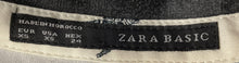 Load image into Gallery viewer, Zara Basic Womens Beige Animal Print Long Sleeve Collared Button-Up Shirt Sz XS
