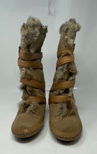 Load image into Gallery viewer, Authentic Tory Burch Womens Light Brown Winter Boots No Size Length 10'' Worn