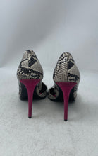 Load image into Gallery viewer, Aldo Womens Premier Multicolor Snakeskin Print Slip-On D'Orsay Heels Size 10