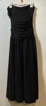 Load image into Gallery viewer, Express Womens Black Strapless Sleeveless Cocktail Maxi Dress Size Medium