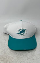 Load image into Gallery viewer, New Era Mens White Green NFL Miami Dolphins Snapback Cap One Size Fits Most