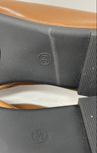 Load image into Gallery viewer, Luytq & Love Womens Brown Leather Slip-On Almond Toe Mule Sandals Size 39