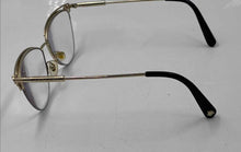Load image into Gallery viewer, Authentic Versace Women's Gold-Tone Black Glasses With Case