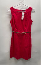 Load image into Gallery viewer, Tommy Hilfiger Womens Pink Sleeveless Belted Sheath Dress Size 2 With Tag