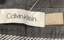 Load image into Gallery viewer, Calvin Klein Womens Gray Flat Front Pockets Straight Leg Ankle Pants Size 10