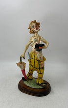 Load image into Gallery viewer, Vintage Hand-Painted Collectible Ceramic Statue Pucci Arnart Hobo Clown Figurine