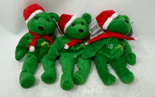 Load image into Gallery viewer, Set Of 5 Pcs Salvino's Bamm Beano's Christmas Bears 1998 Plush Toy Figure