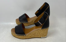 Load image into Gallery viewer, Franco Sarto Womens Clemens Brown Black Ankle Strap Platform Heels Size 7W