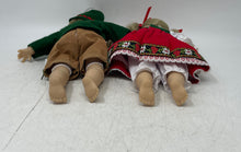 Load image into Gallery viewer, Boy And Girl Blonde Hair Multicolor Traditional Outfit Collector Fashion Dolls
